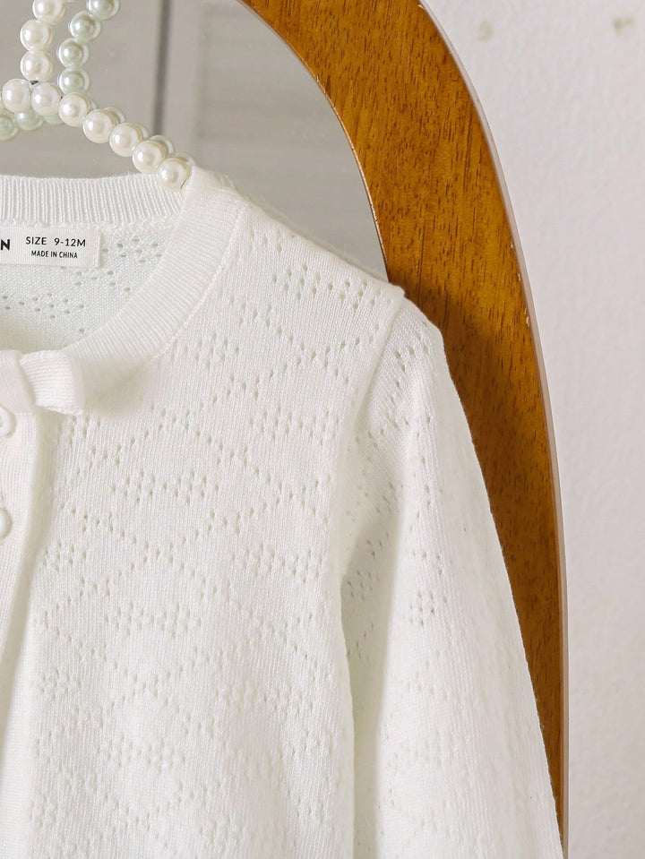 Cardigan Shein, alb