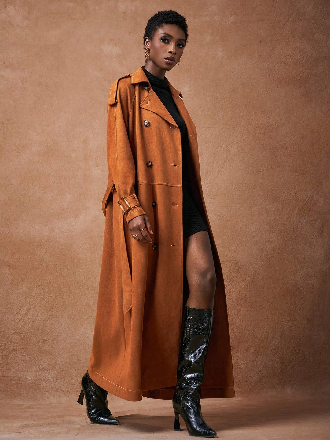 Trench SHEIN, maro