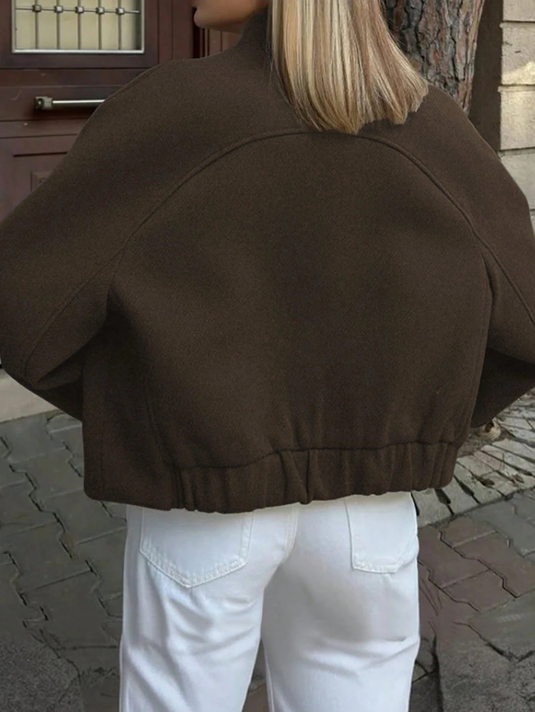 Jachetă SHEIN, maro