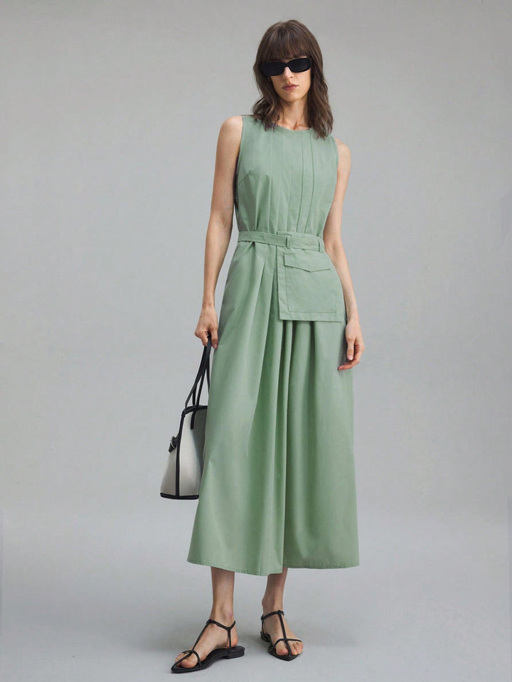 Rochie maxi SHEIN, verde