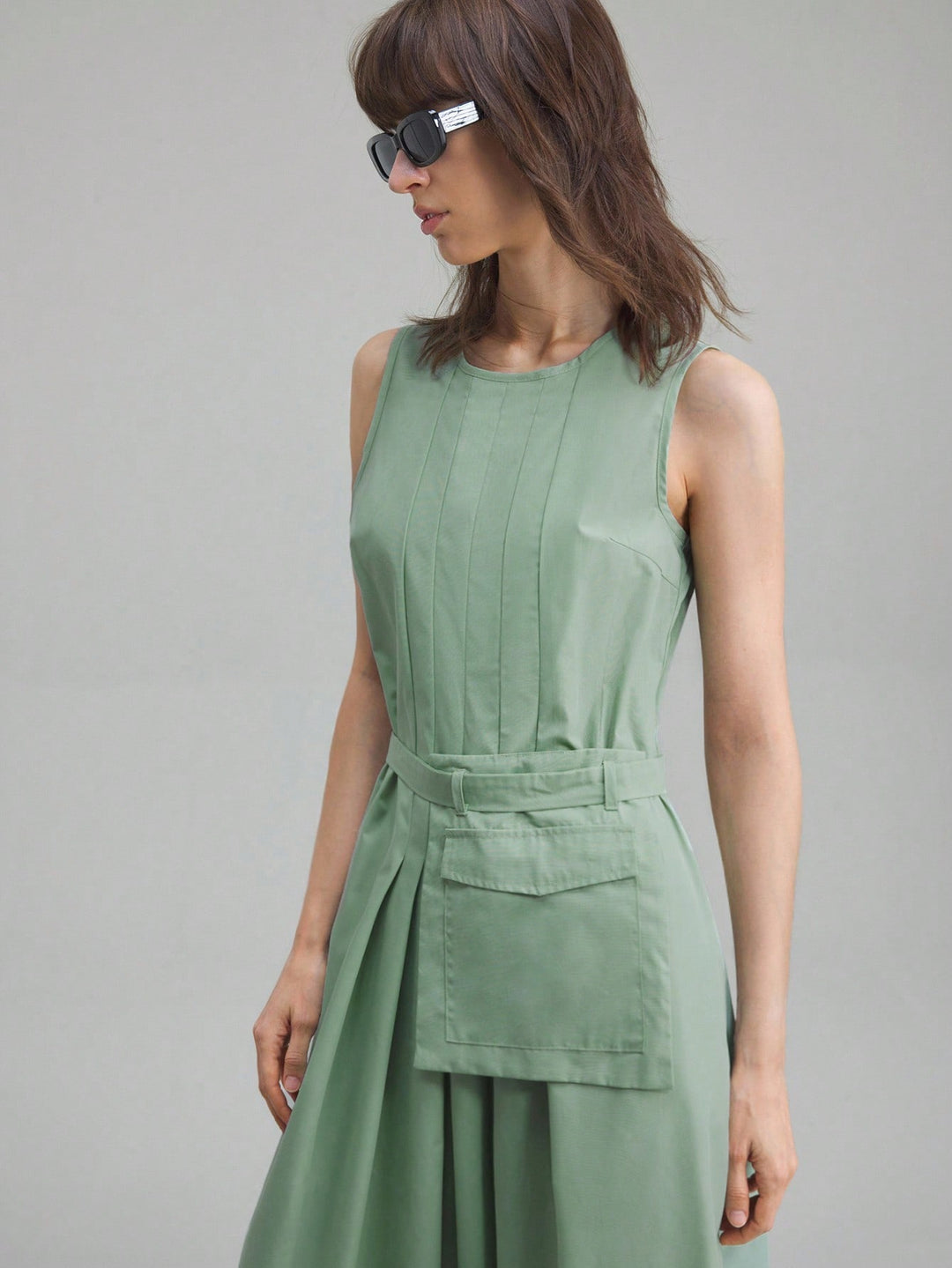 Rochie maxi SHEIN, verde
