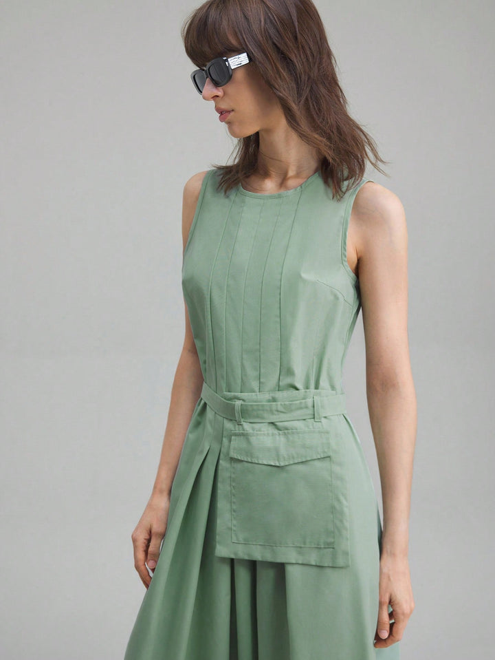 Rochie maxi SHEIN, verde