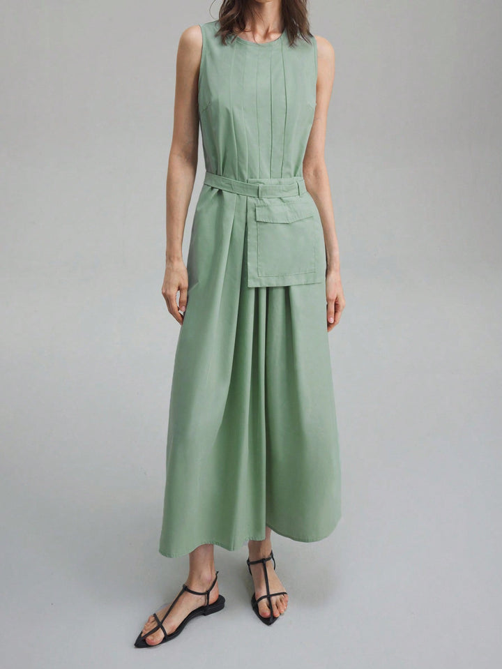 Rochie maxi SHEIN, verde