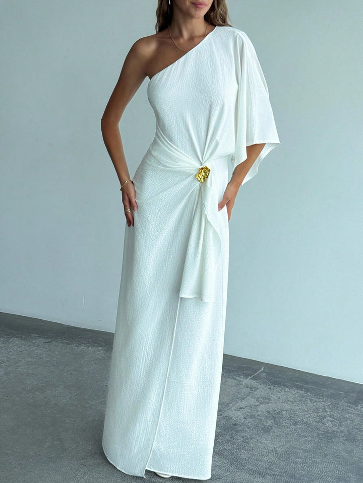 Rochie maxi SHEIN, alb
