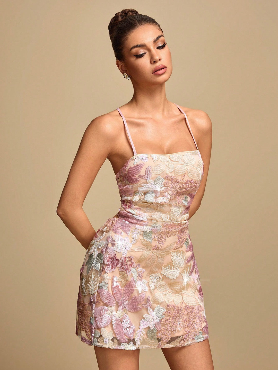 Rochie mini SHEIN, roz