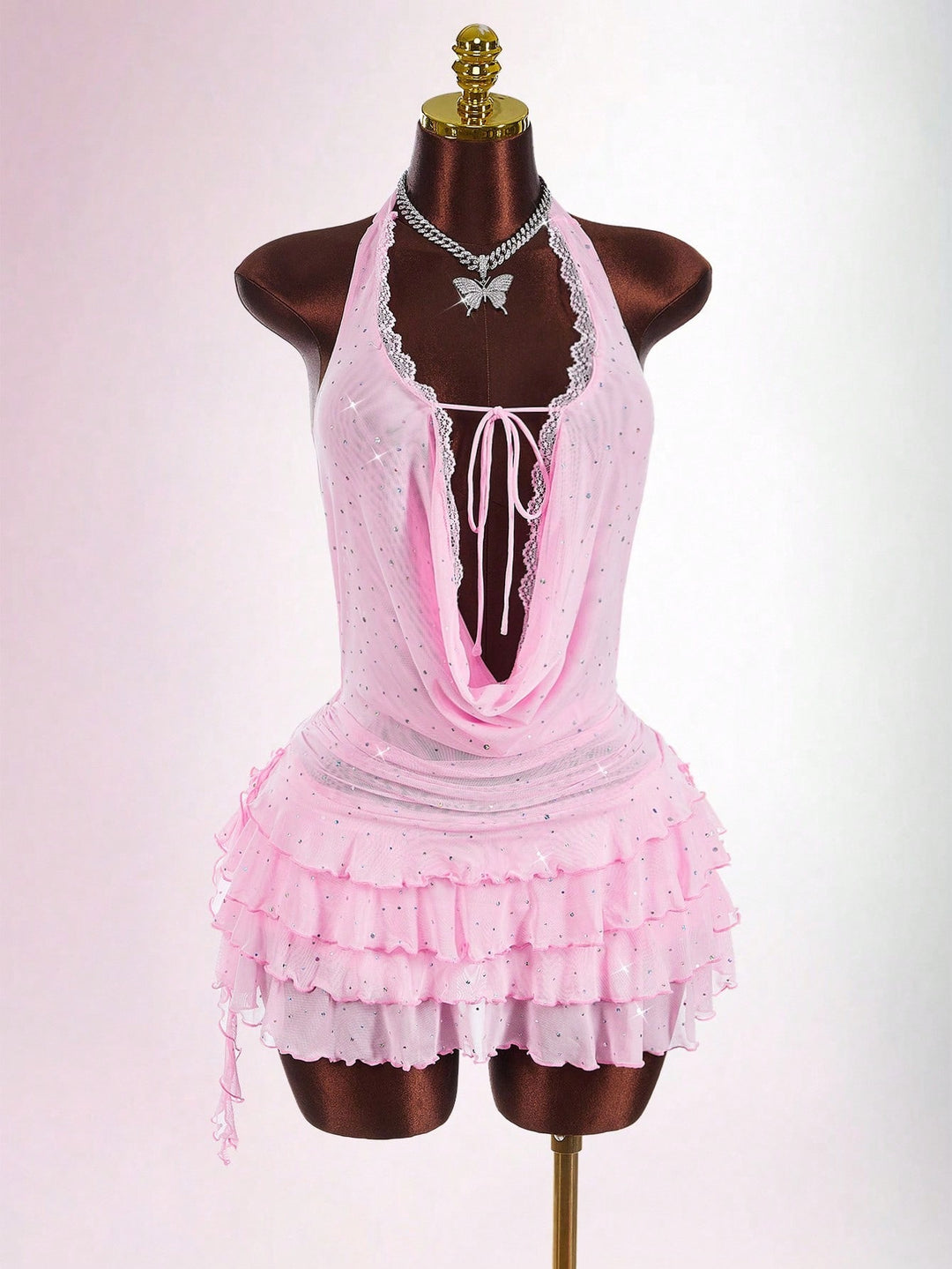 Rochie mini SHEIN, roz