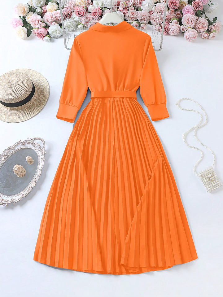 Rochie maxi SHEIN, portocaliu