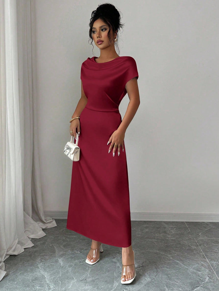 Rochie maxi SHEIN, vișiniu