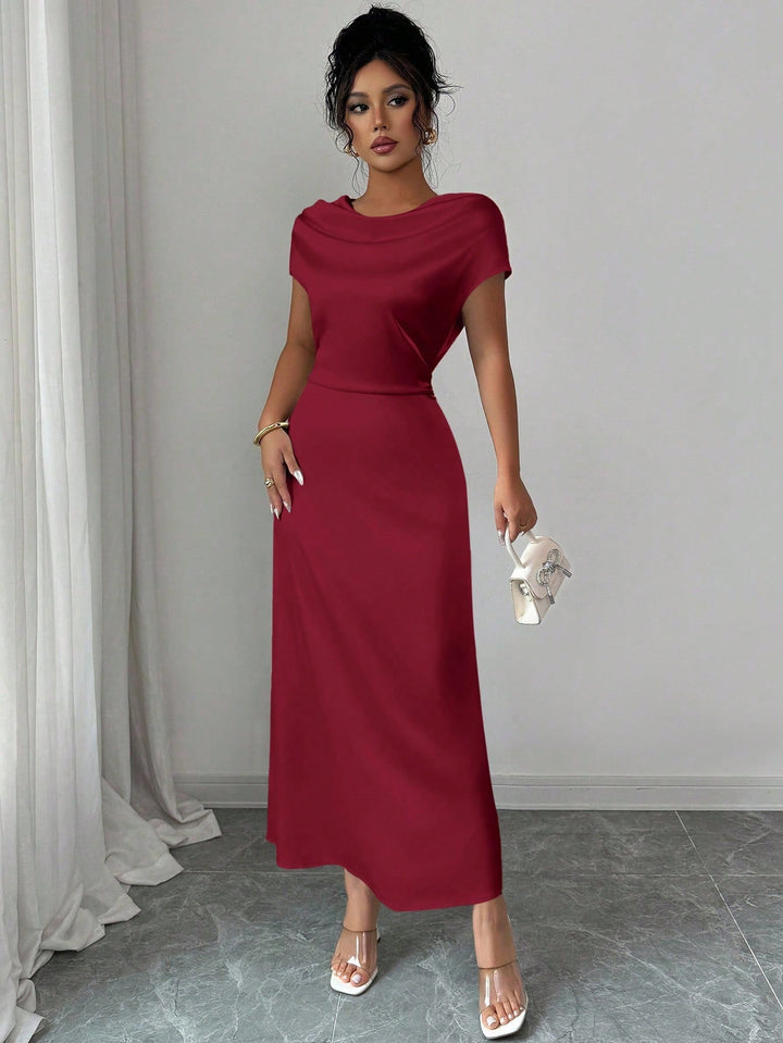 Rochie maxi SHEIN, vișiniu