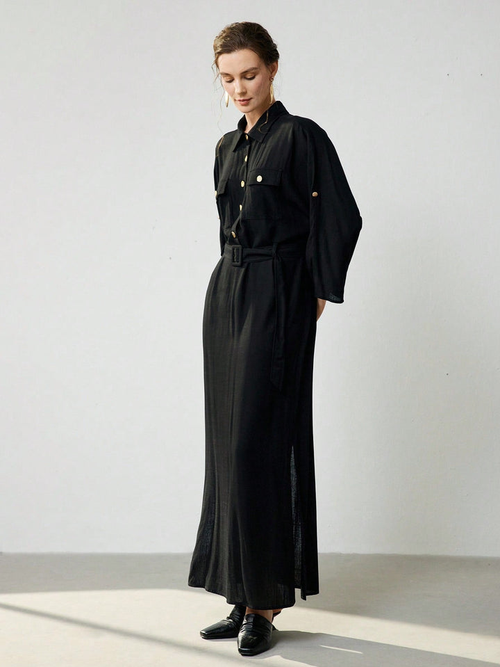 Rochie maxi SHEIN, negru