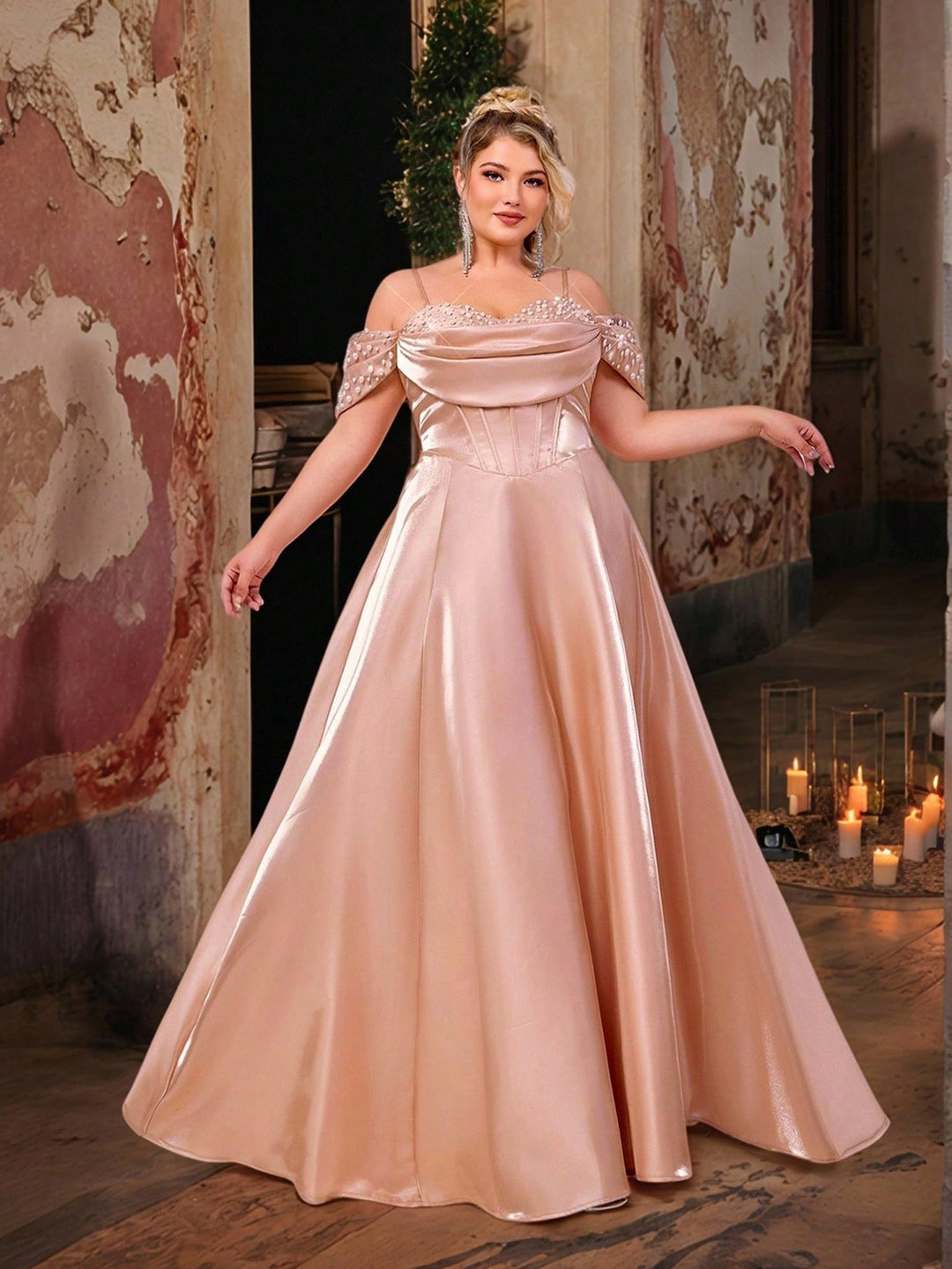 SHEIN Pink Party Dress