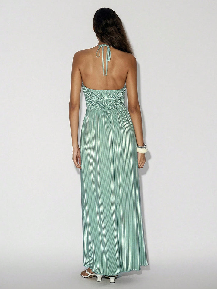 Rochie maxi SHEIN, turcoaz