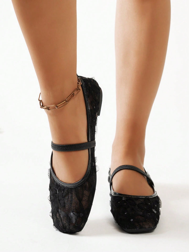 Balerini SHEIN, negru