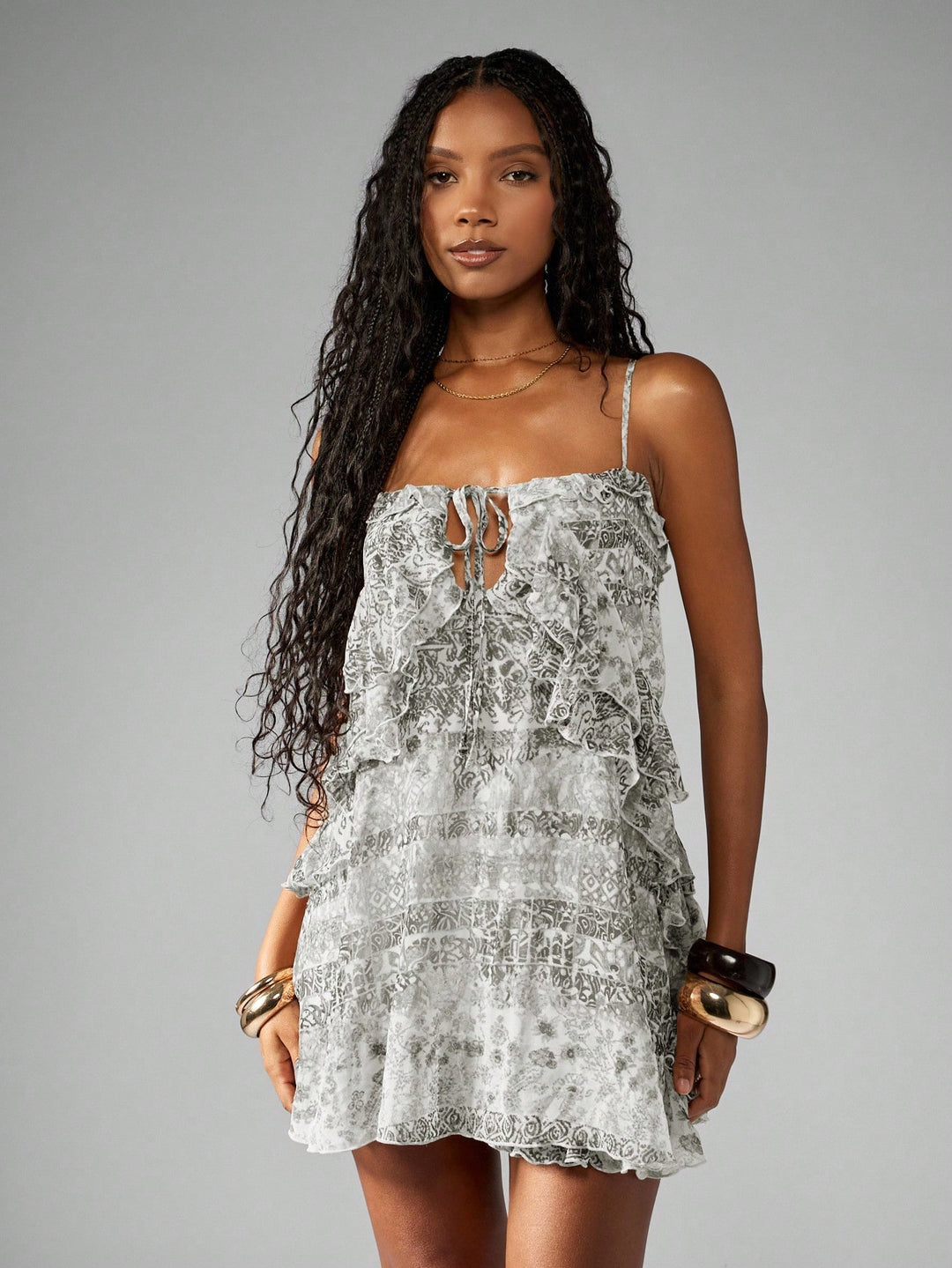 Rochie mini SHEIN, gri