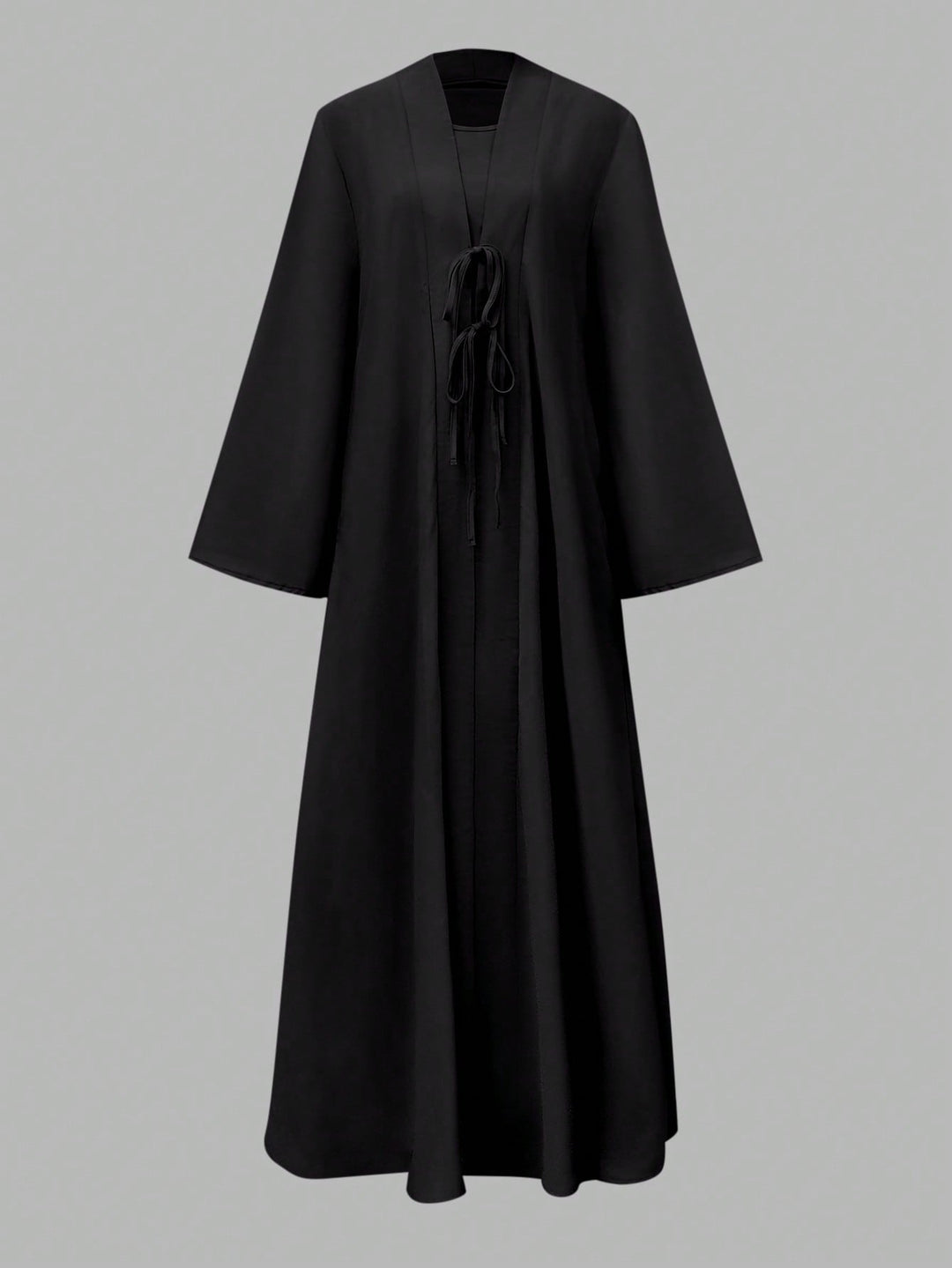 Set caftan și jalabiya SHEIN, negru