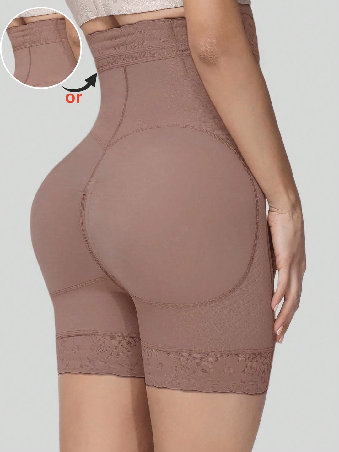 Lenjerie modelatoare SHEIN, vișiniu