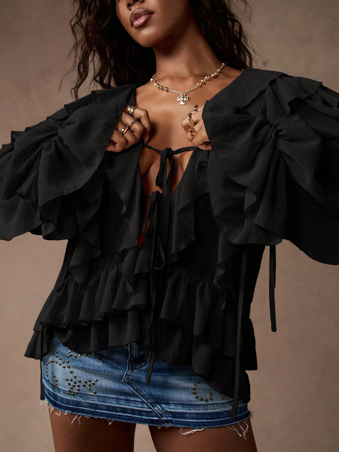 Bluza SHEIN, negru