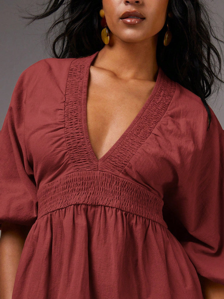 Rochie mini SHEIN, cărămiziu