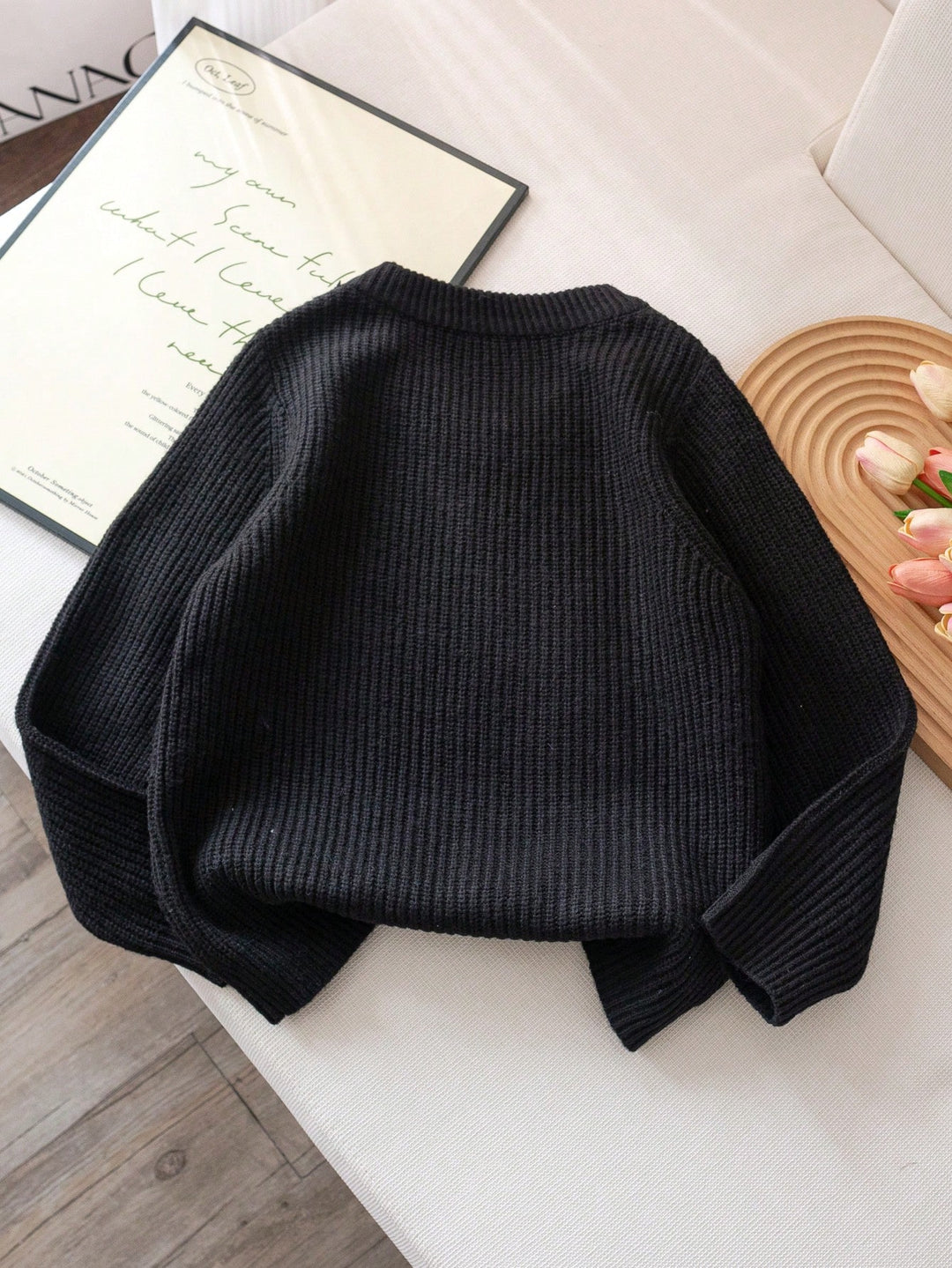 Pulover SHEIN, negru