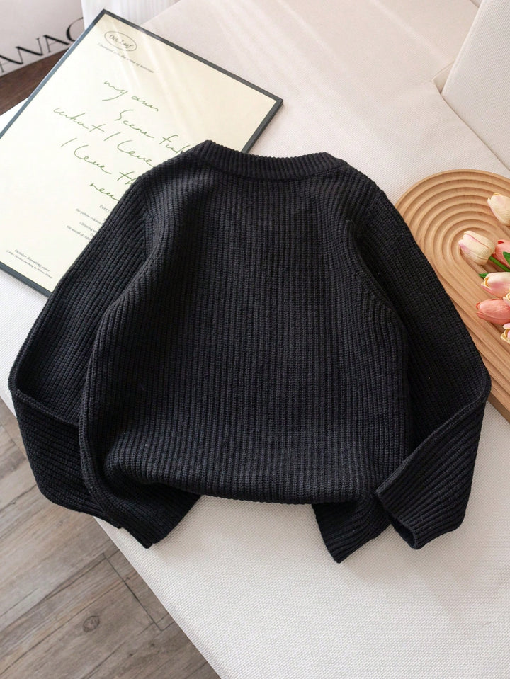 Pulover SHEIN, negru