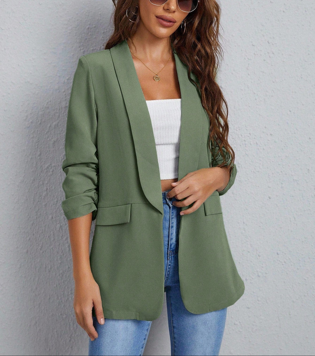 Sacou Shein, verde