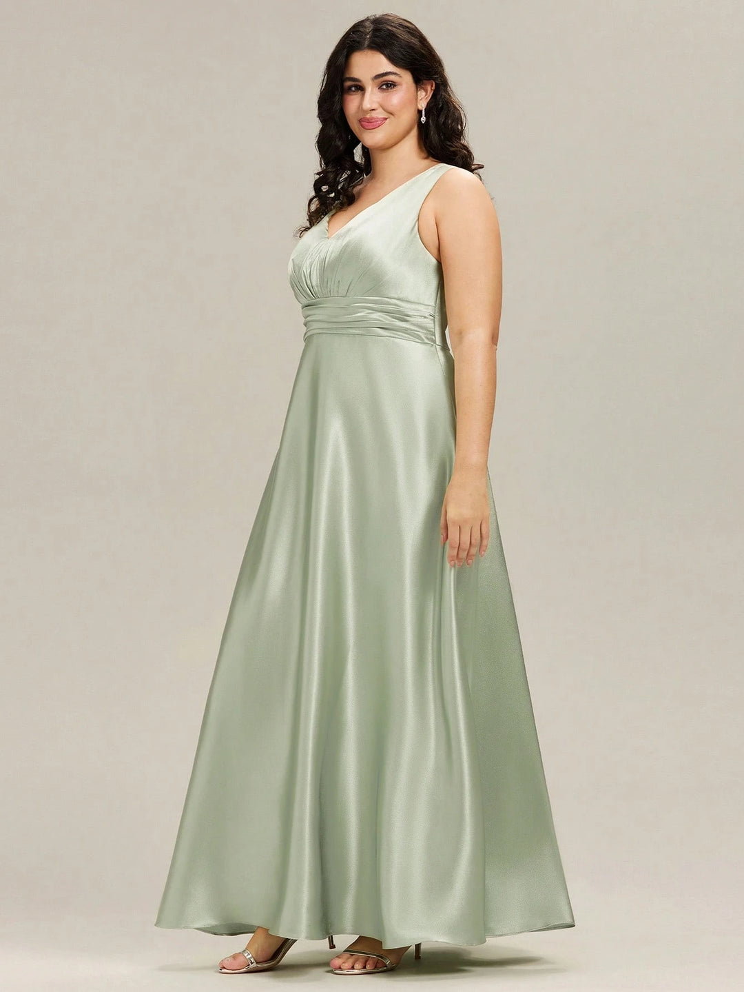 Rochie maxi SHEIN, verde