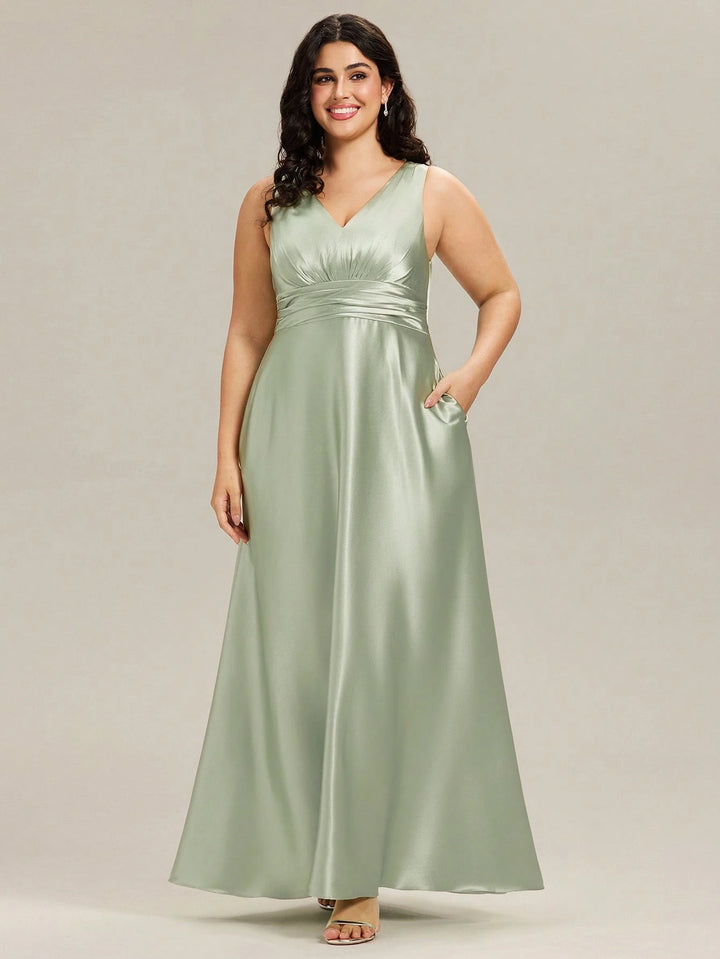 Rochie maxi SHEIN, verde