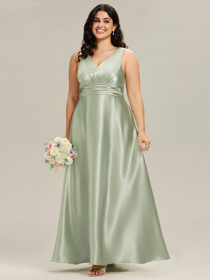 Rochie maxi SHEIN, verde