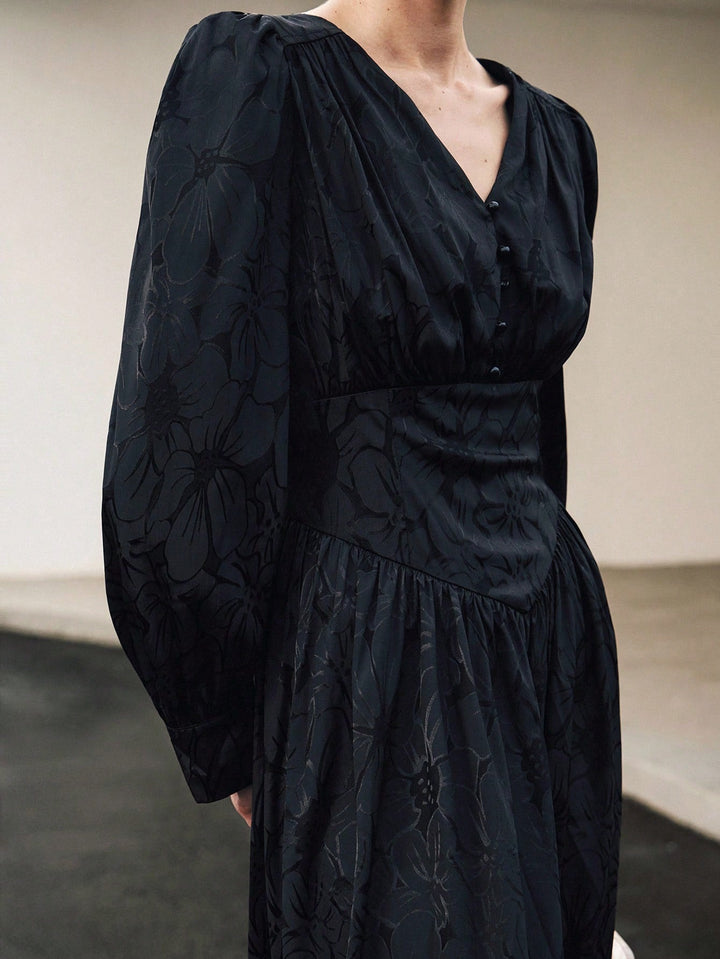 Rochie maxi SHEIN, negru