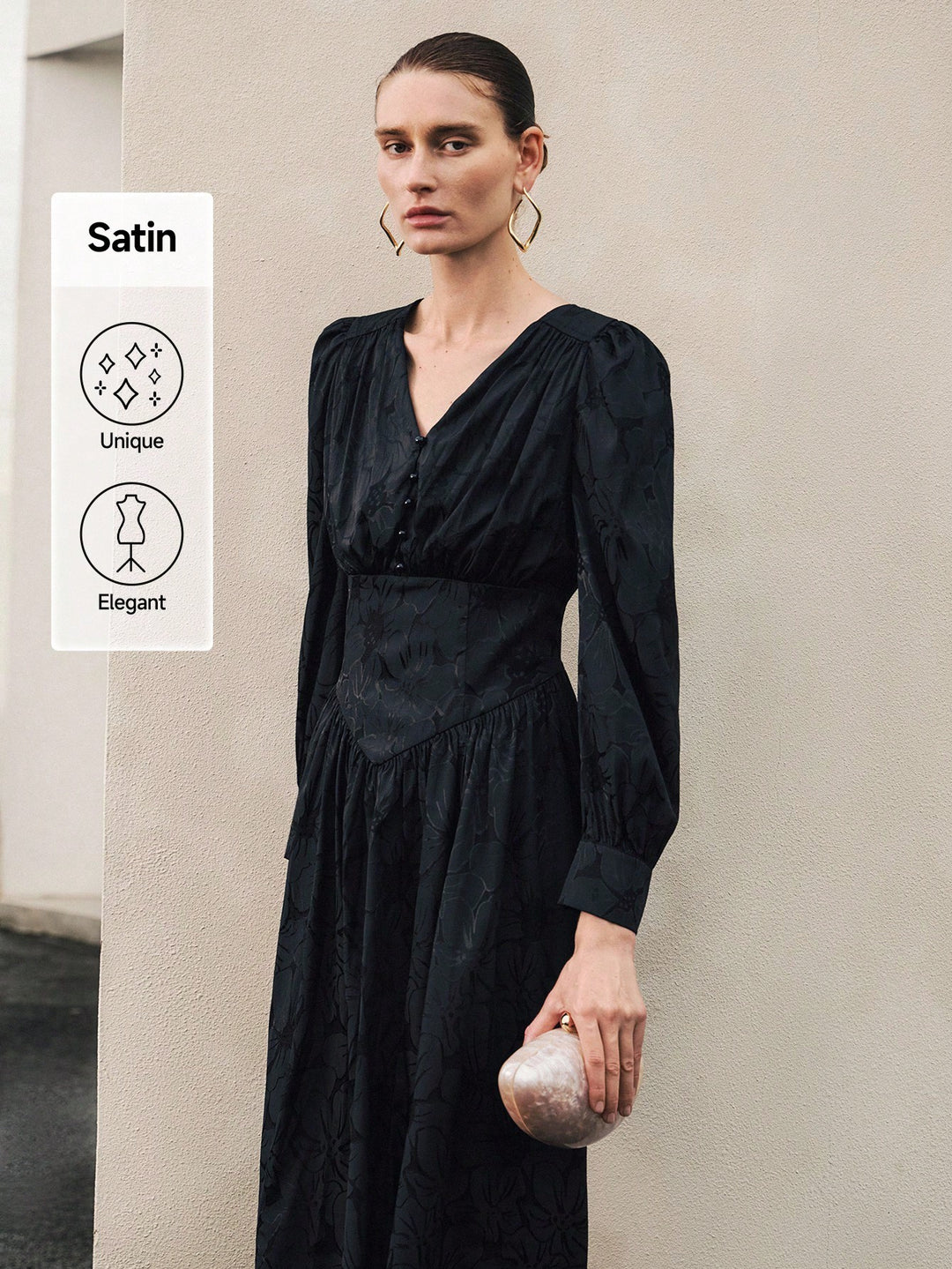Rochie maxi SHEIN, negru