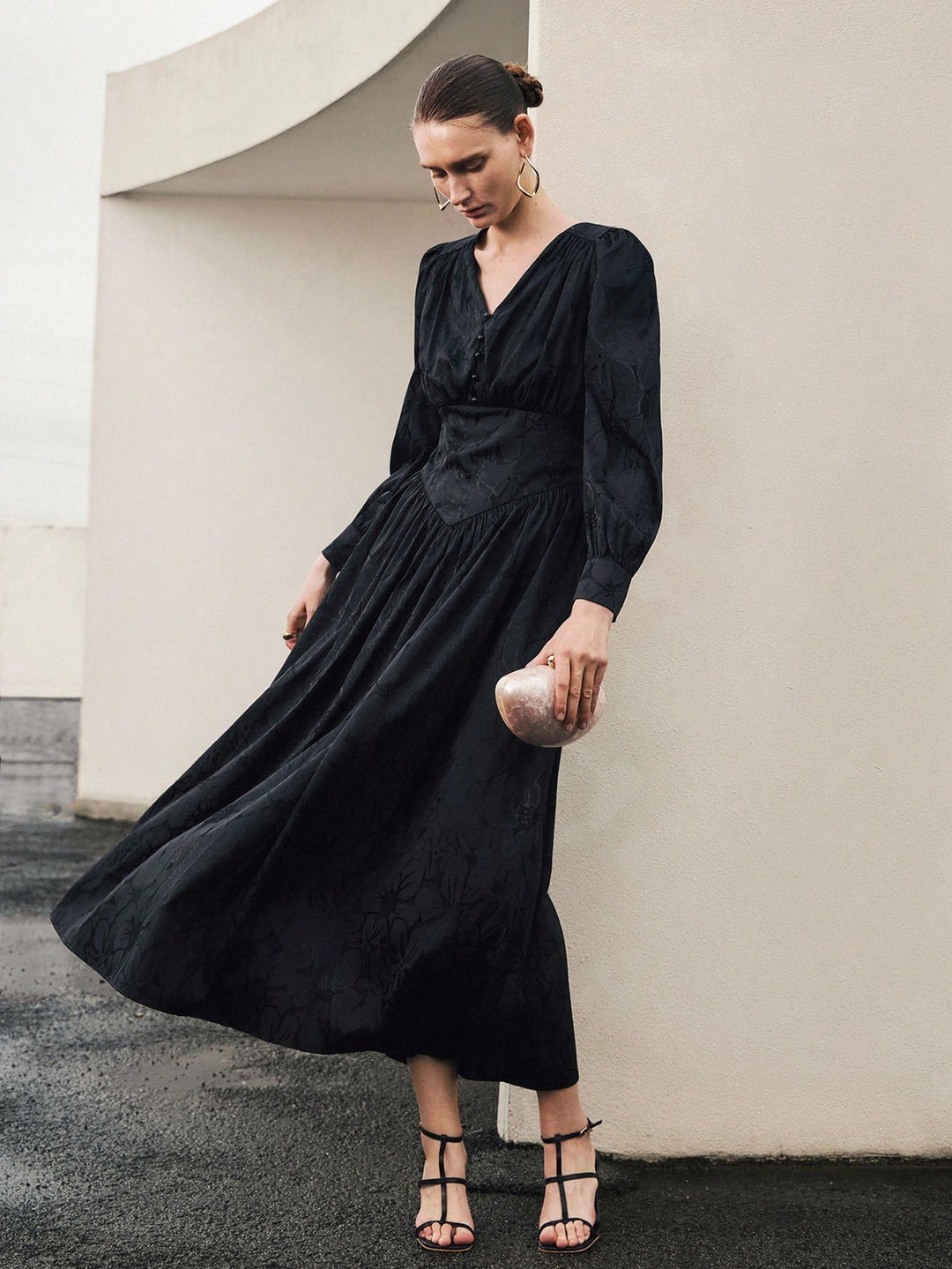 Rochie maxi SHEIN, negru