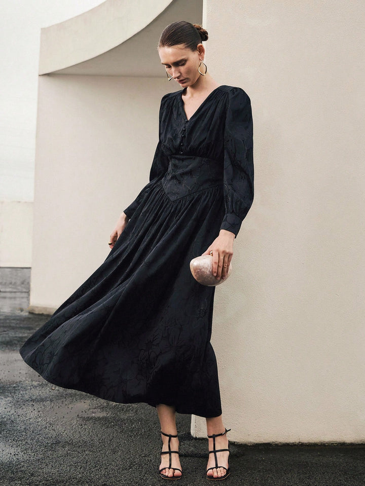 Rochie maxi SHEIN, negru