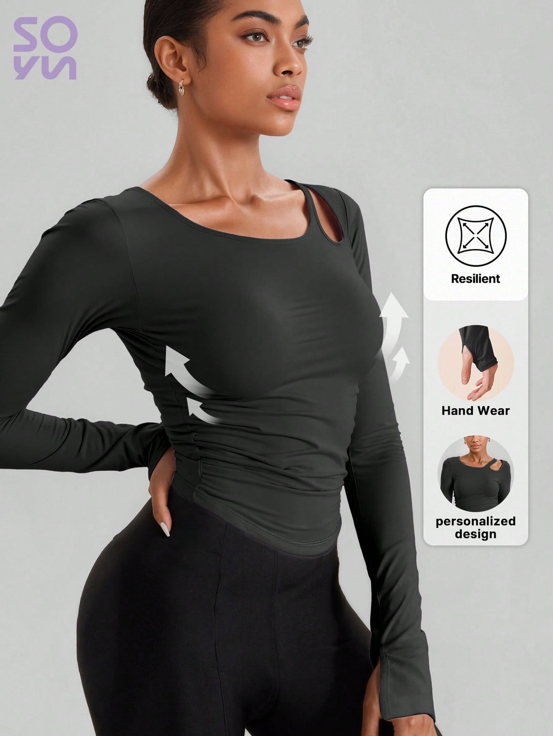 Tricou SHEIN, negru