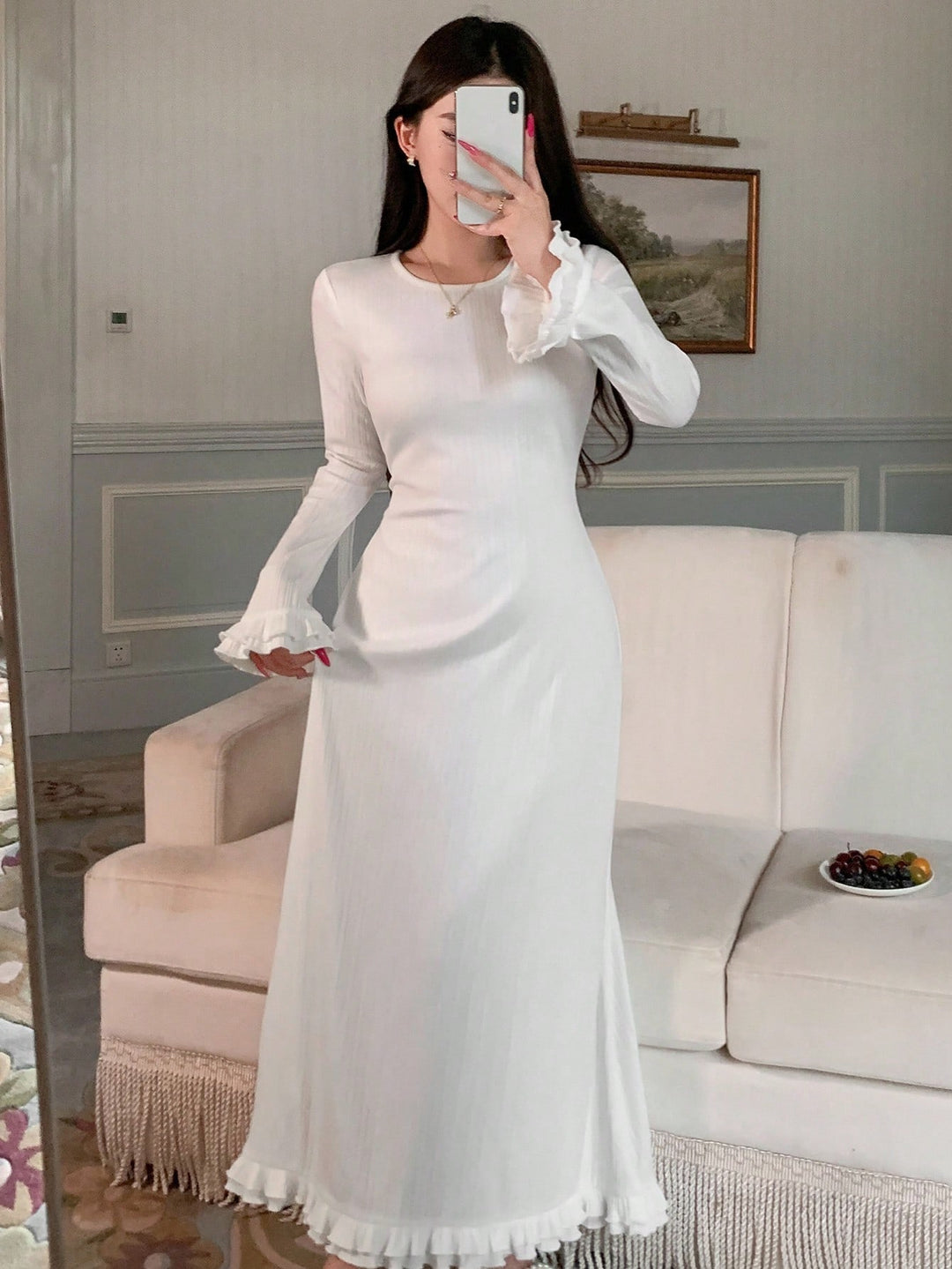 Rochie SHEIN, alb