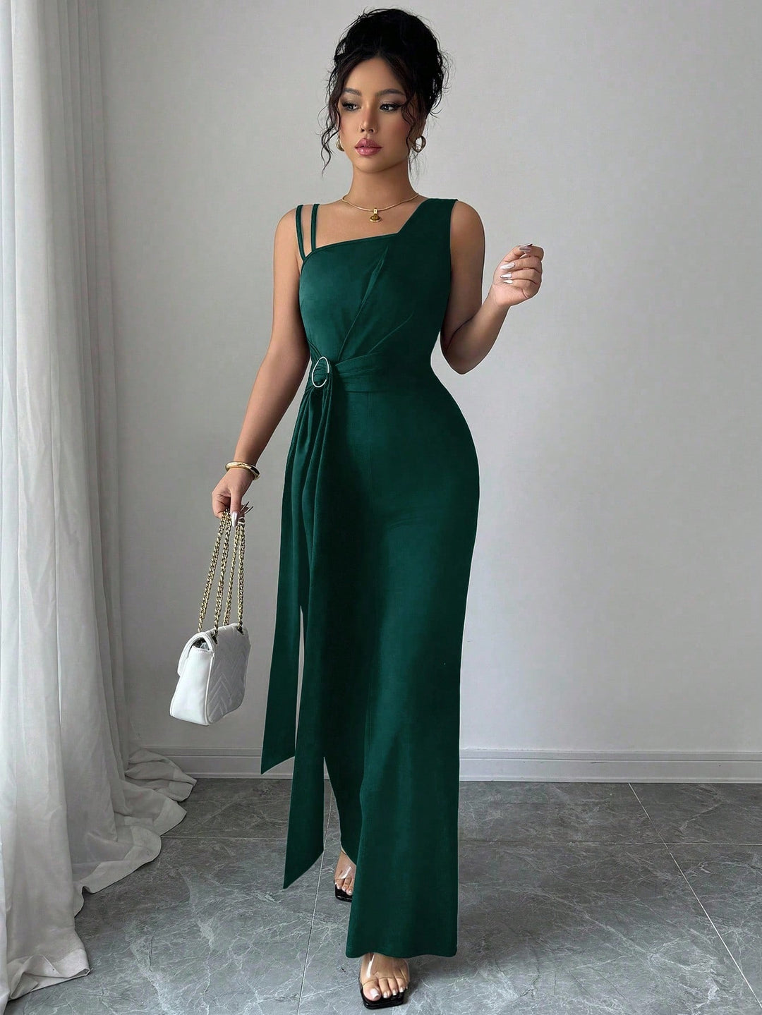 Salopetă SHEIN, verde