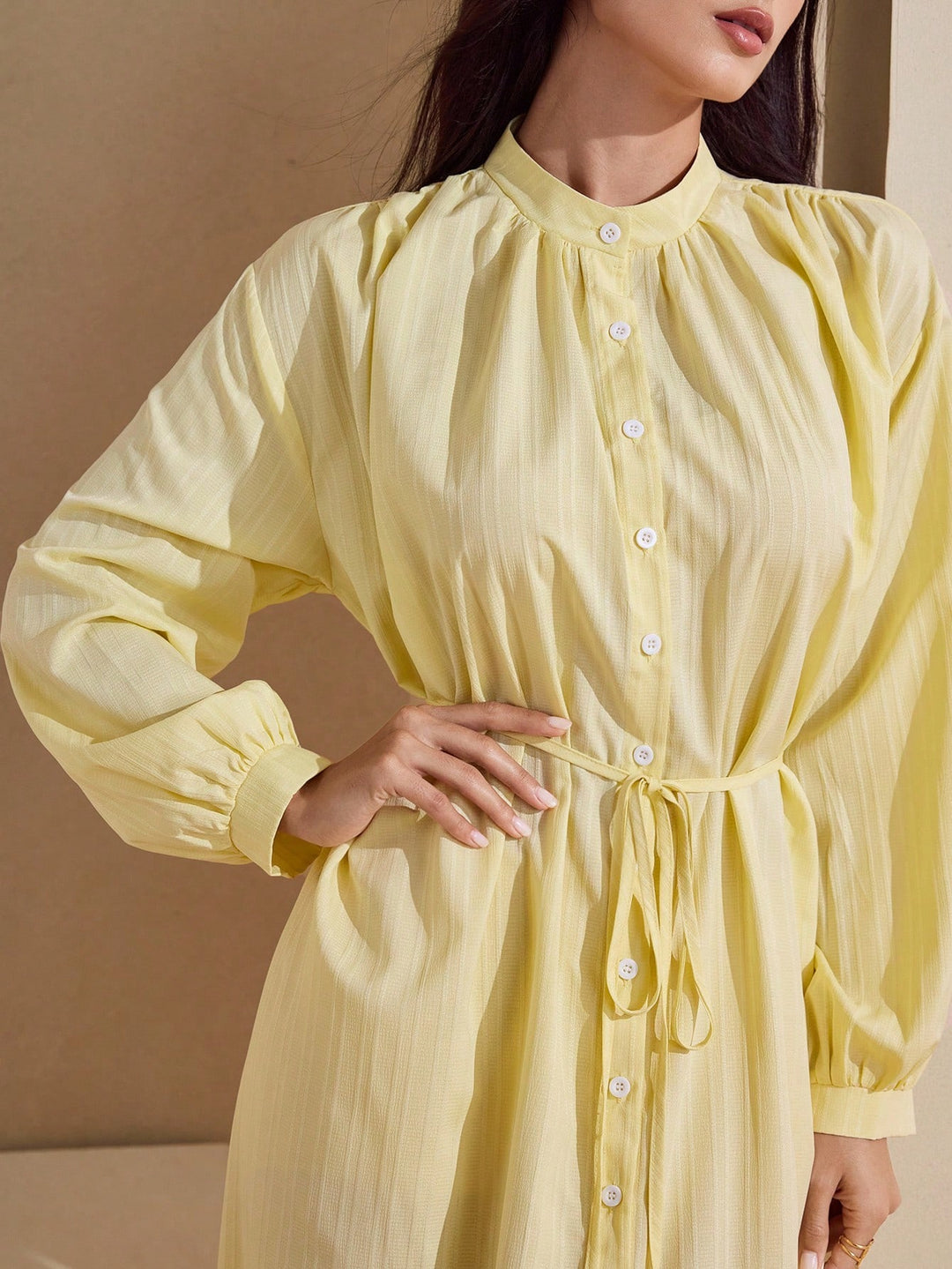 Rochie maxi SHEIN, galben