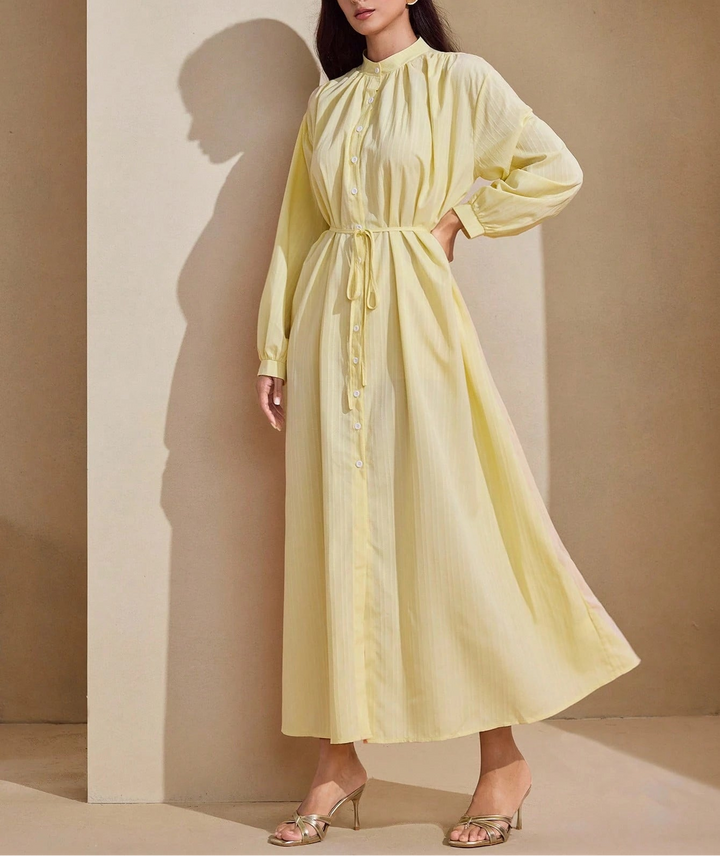 Rochie maxi SHEIN, galben