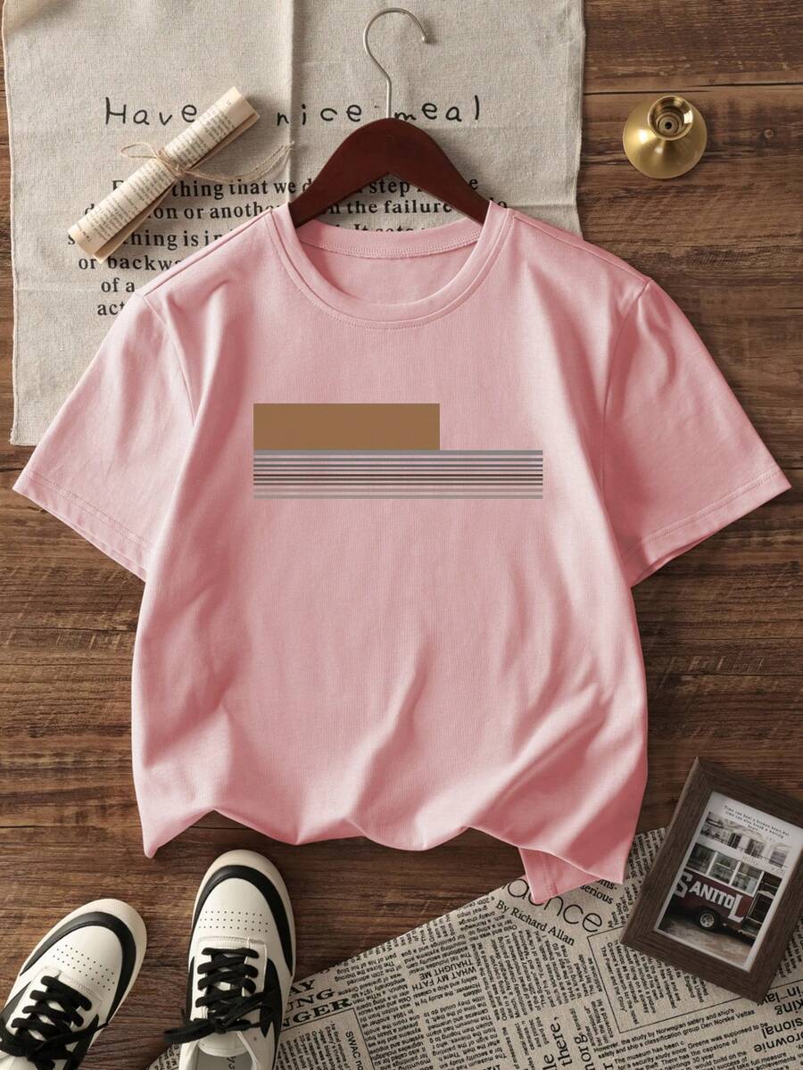 Tricou SHEIN, roz