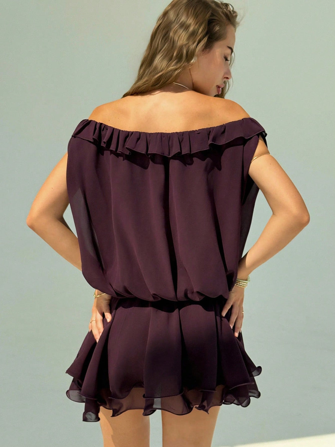Rochie mini SHEIN, vișiniu