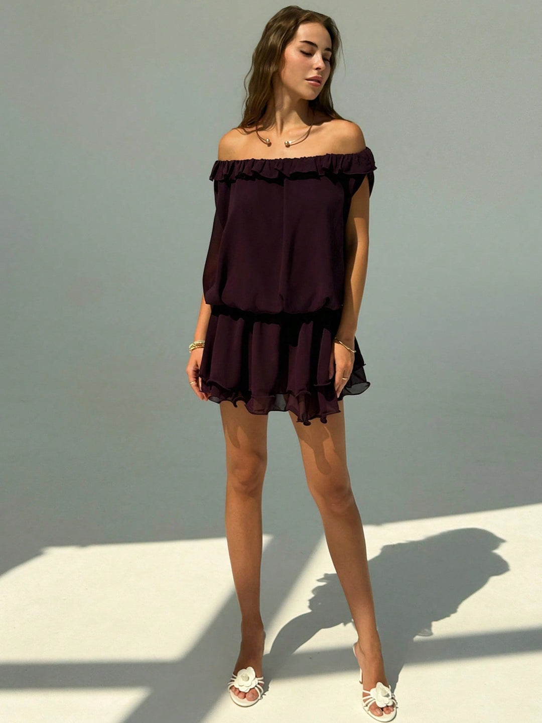 Rochie mini SHEIN, vișiniu