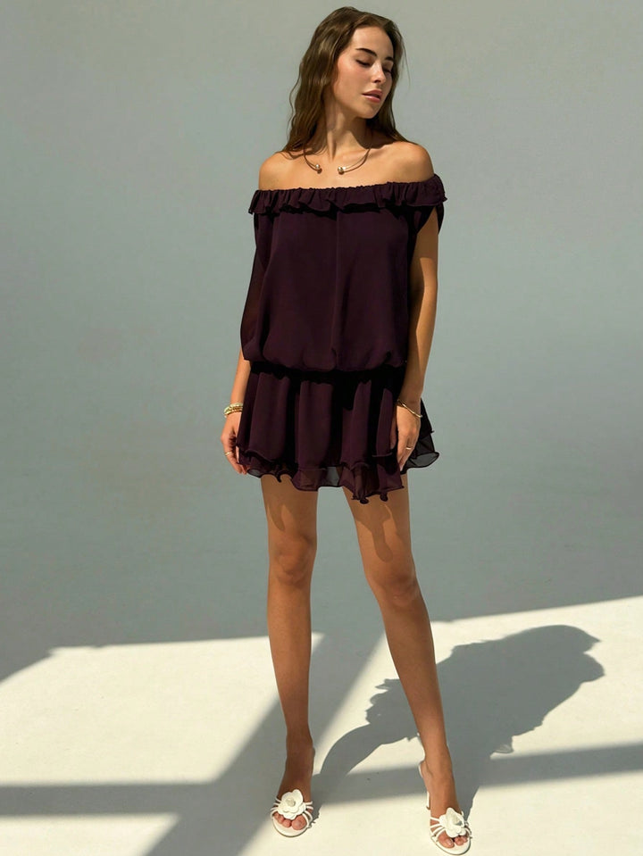 Rochie mini SHEIN, vișiniu