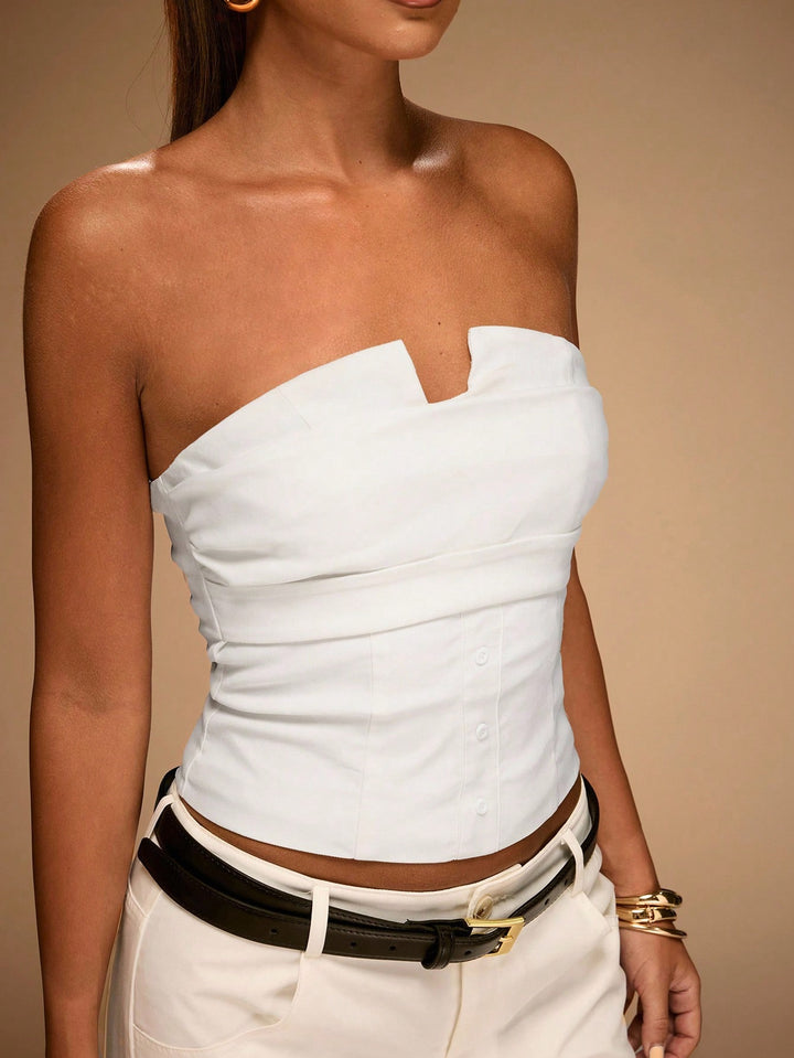 Top SHEIN, alb