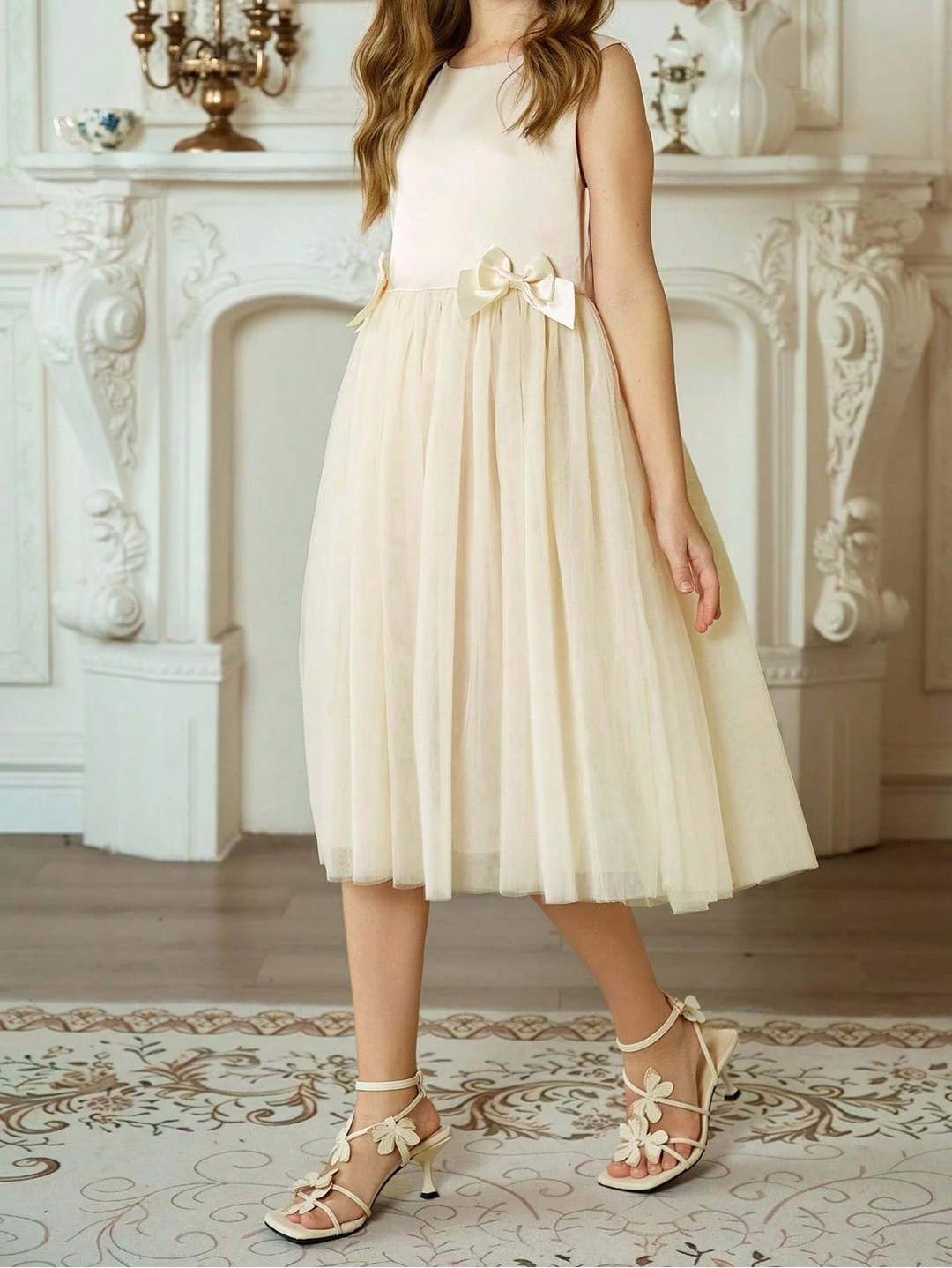Rochie SHEIN, crem