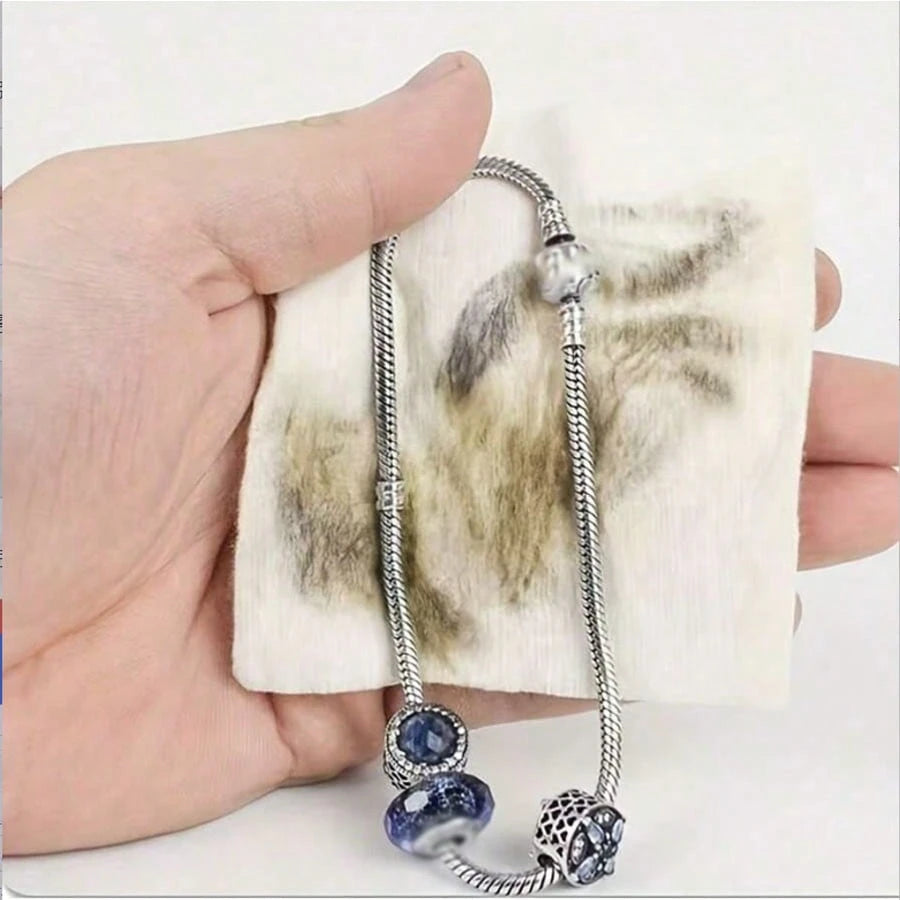 Set lavete pentru lustruit bijuterii SHEIN, galben