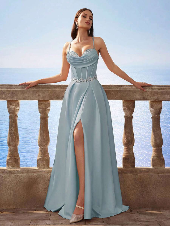 Rochie de ocazie SHEIN, albastru
