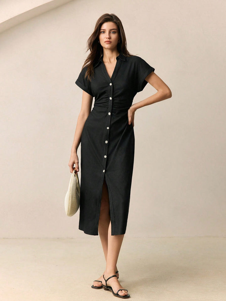 Rochie midi SHEIN, gri