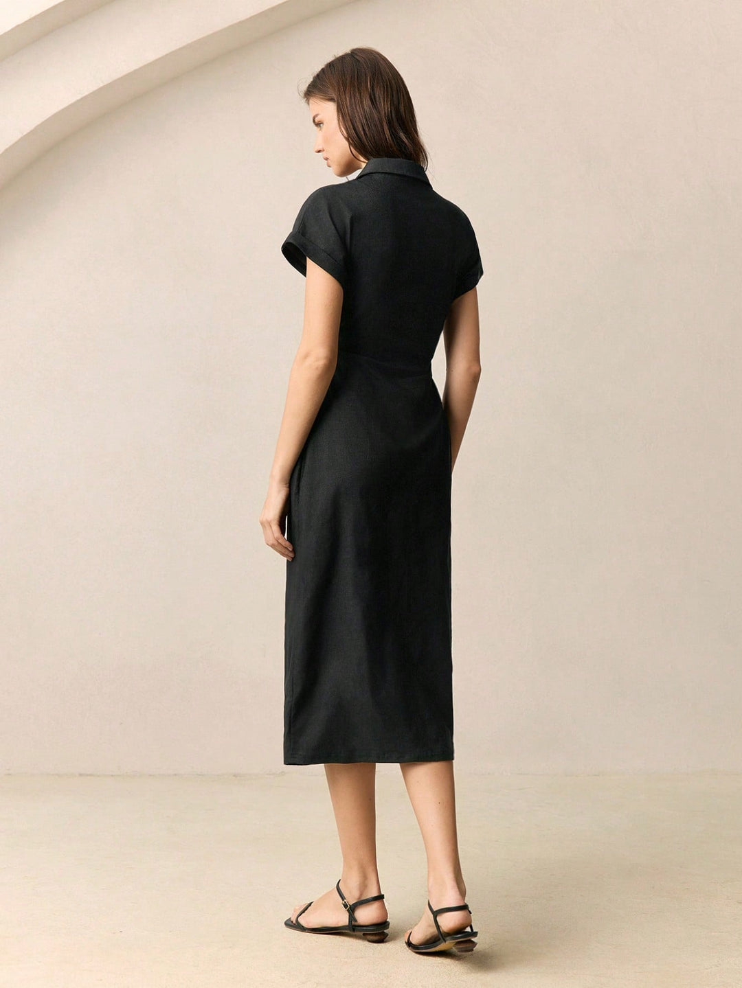Rochie midi SHEIN, gri