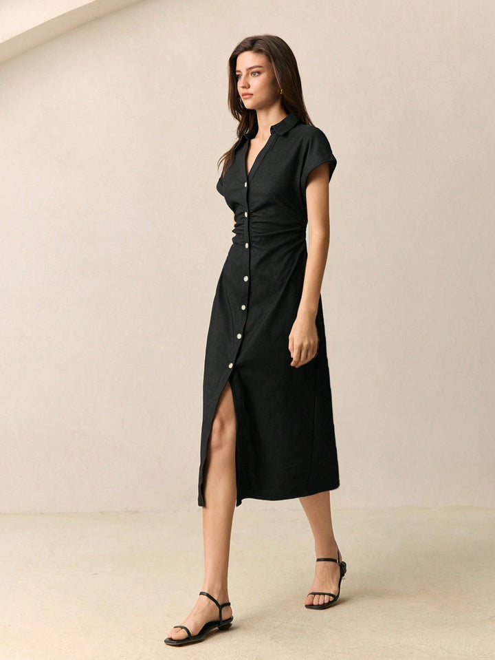 Rochie midi SHEIN, gri