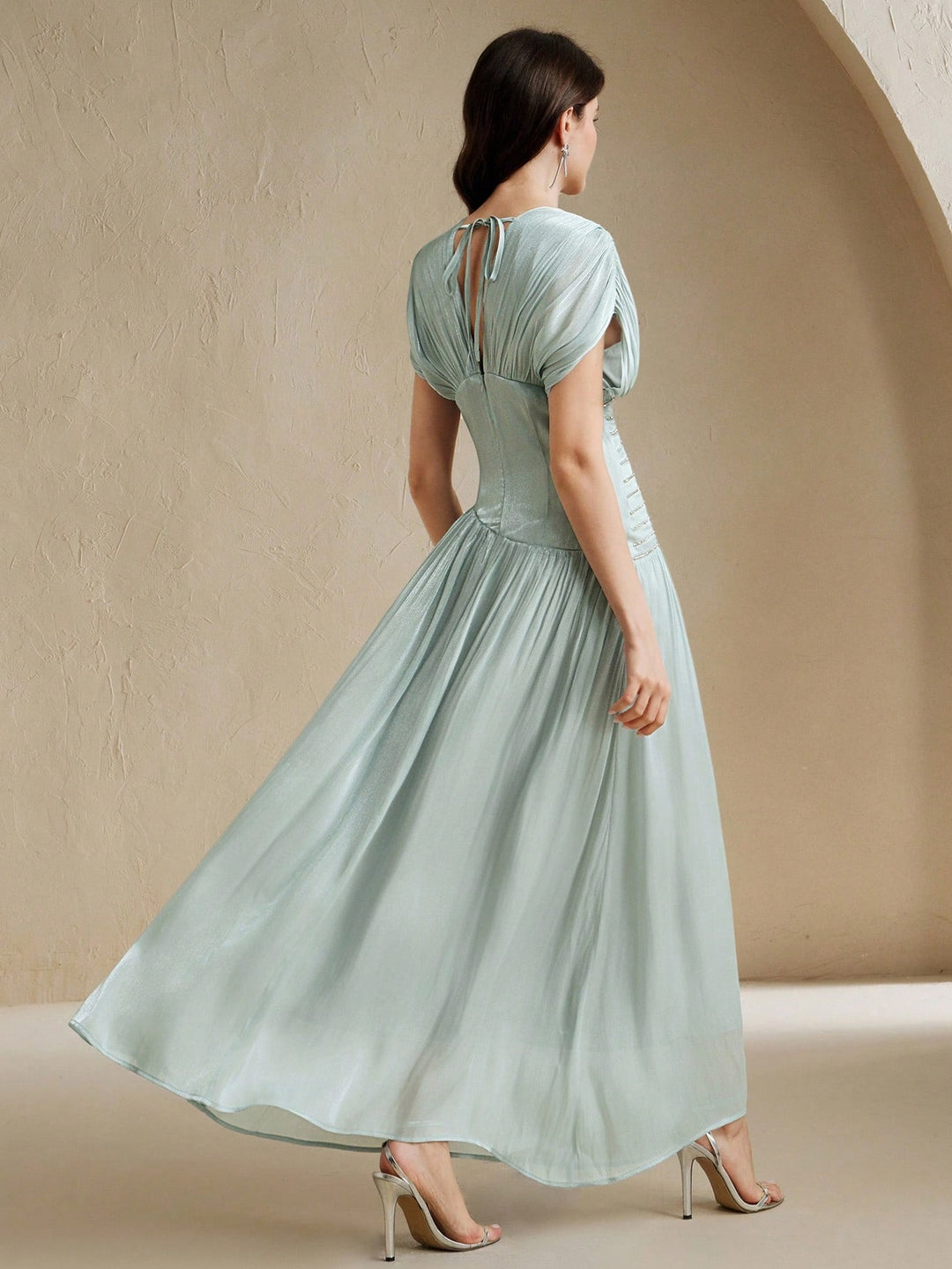 Rochie maxi SHEIN, verde