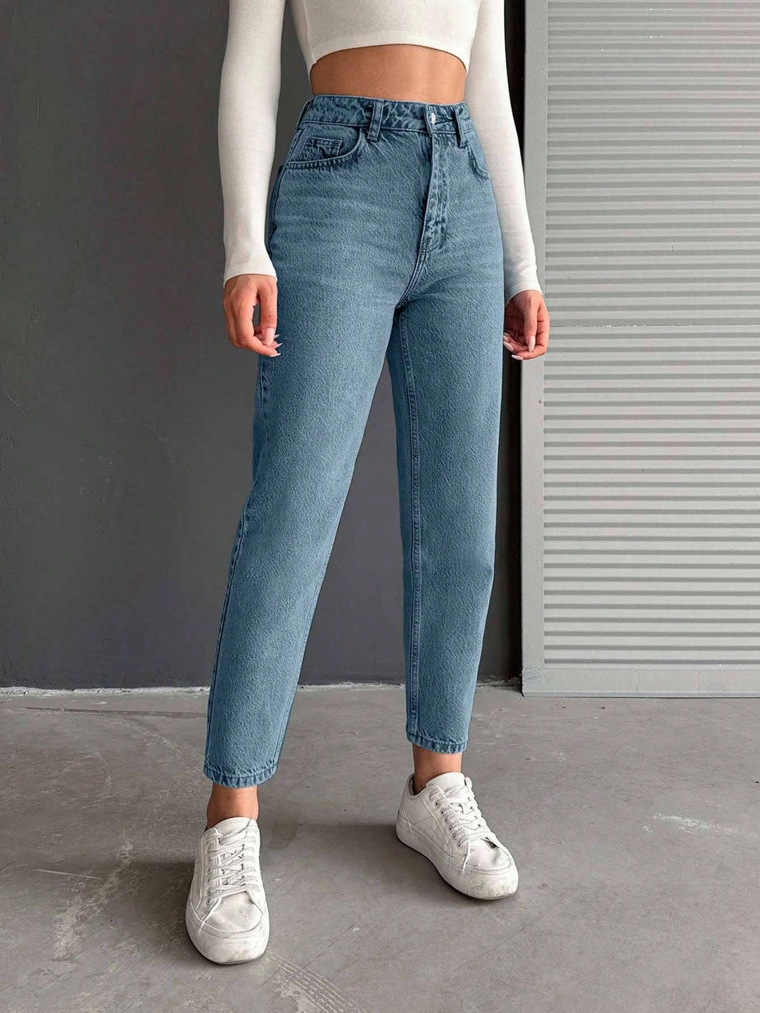 Jeans SHEIN, albastru